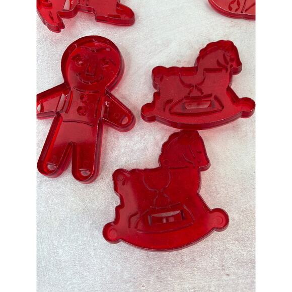 Vintage variety Christmas cookie cutters Toys Gingerbread Man Bells lot of 10 - Picture 4 of 9